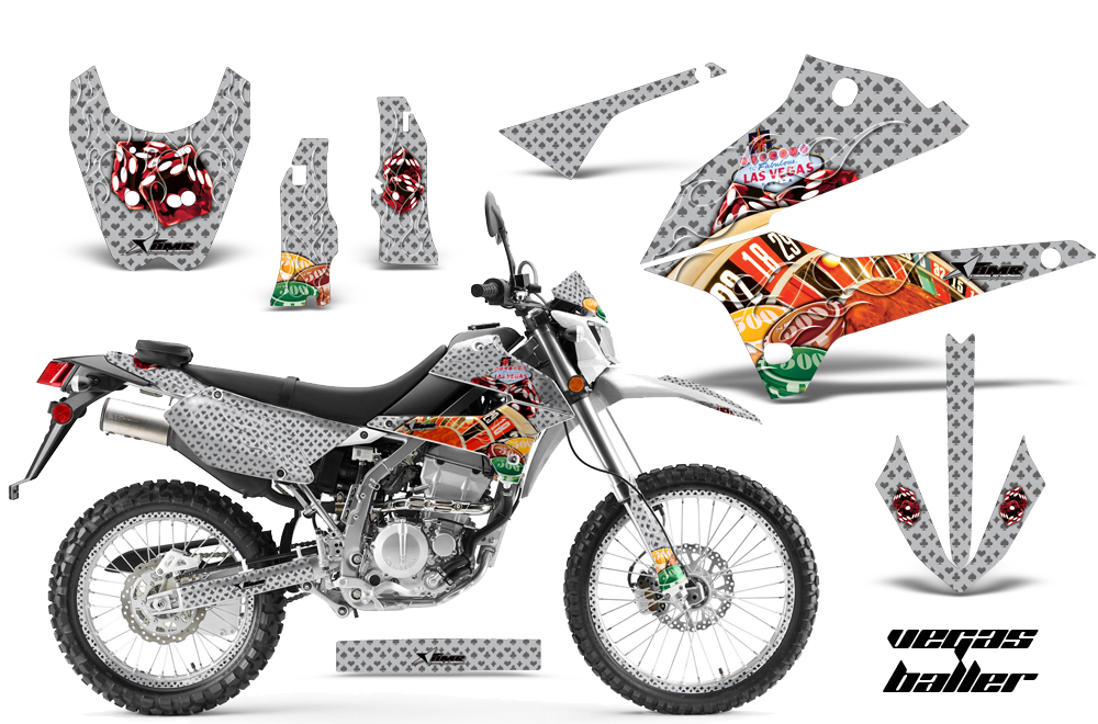 Kawasaki KLX 250 08-09 NP Graphic Kit VB S NPs